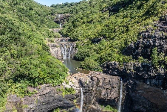 Randonnée aux 7 cascades de l'Île Maurice